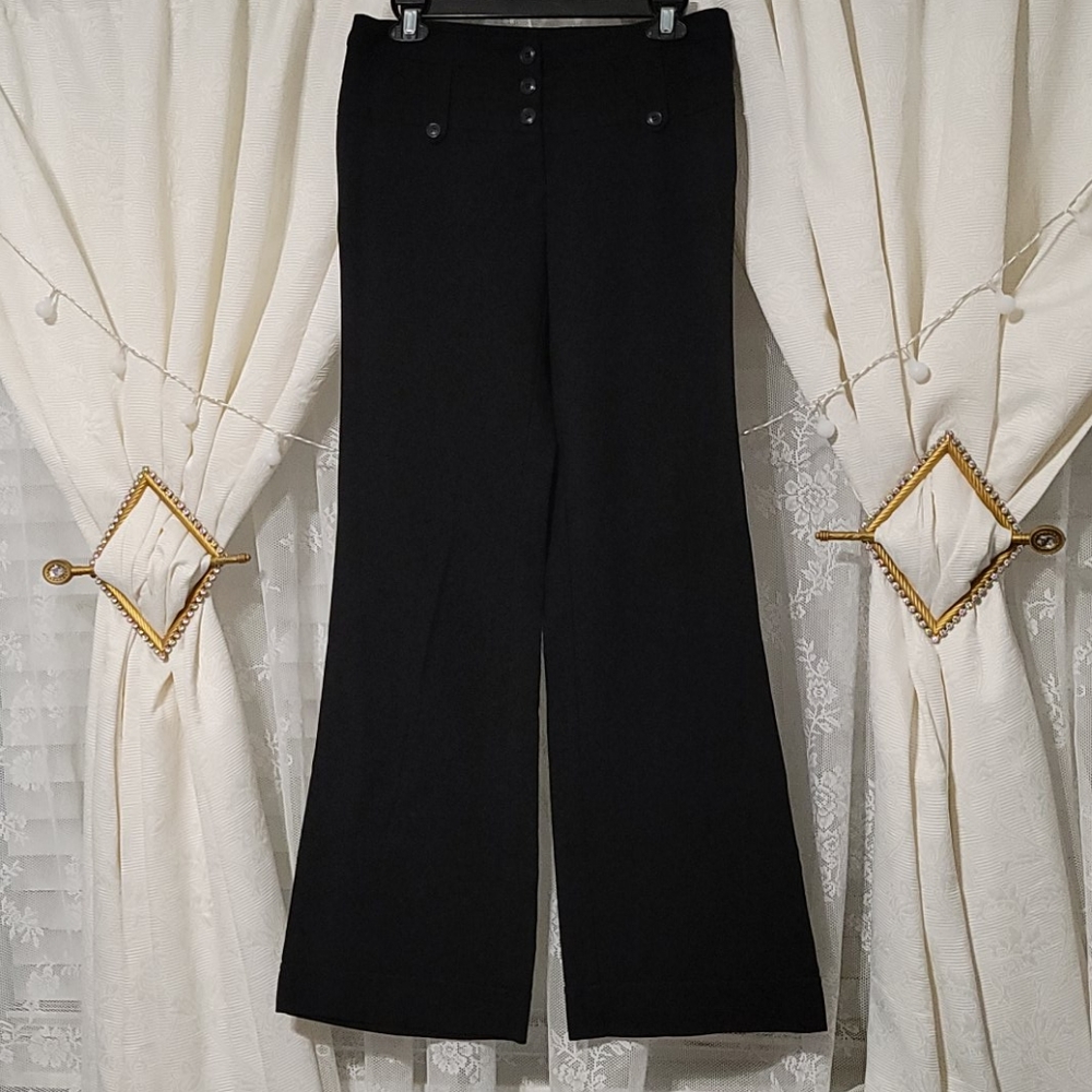 Wide leg black pants